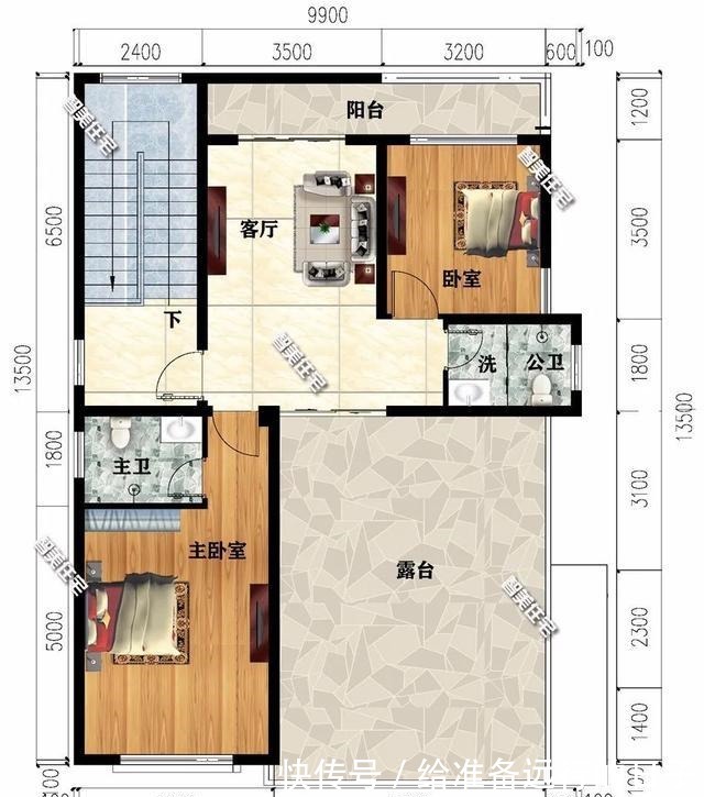 面砖|现代风格设计的农村别墅,平屋面,整体效果很时尚!