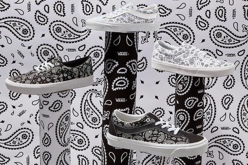 腰果花纹加持,Vans新配色发售!有点暗黑设计感