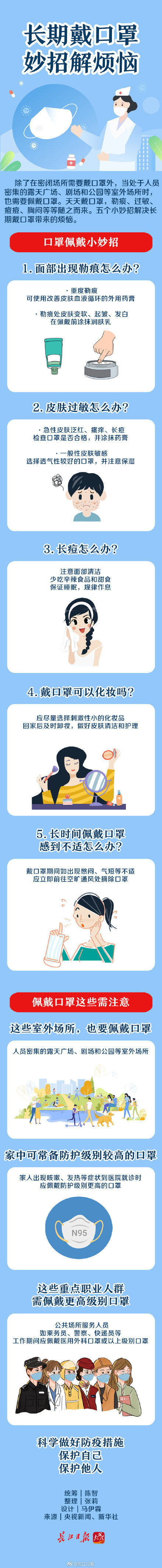 戴口罩|长期戴口罩，妙招解烦恼