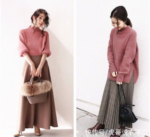 年过40的女人别总穿黑白灰，学会粉色系搭配，巧妙减龄提气质