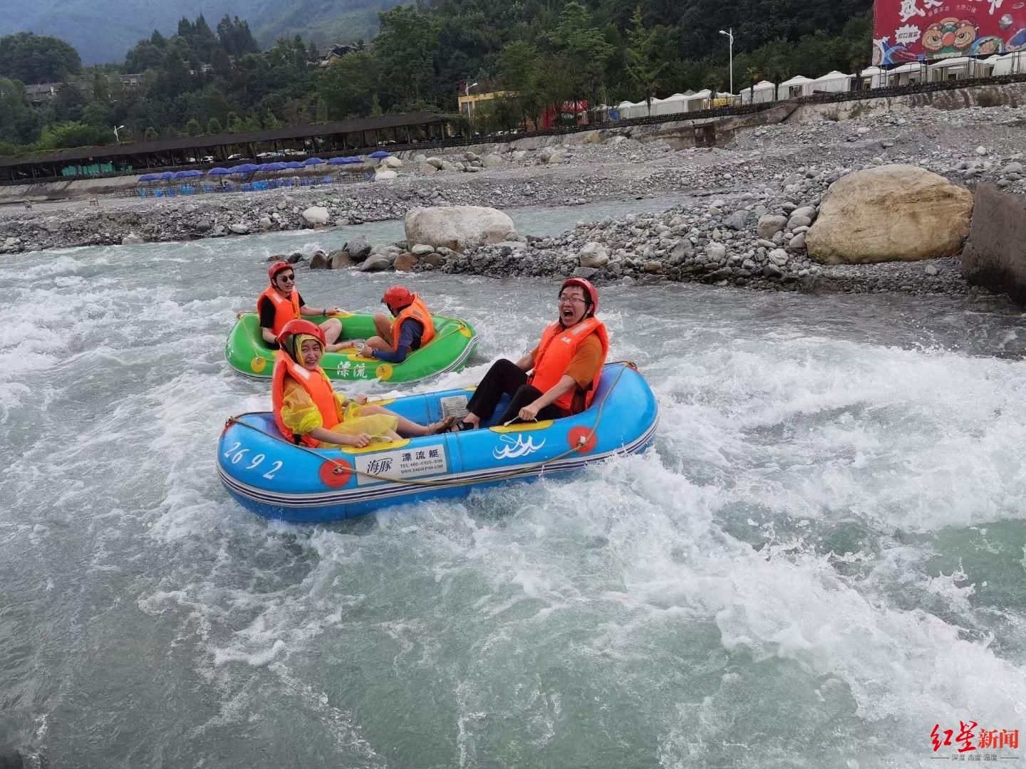 旅游|清爽度爆表！快到都江堰虹口漂流休闲一“夏”