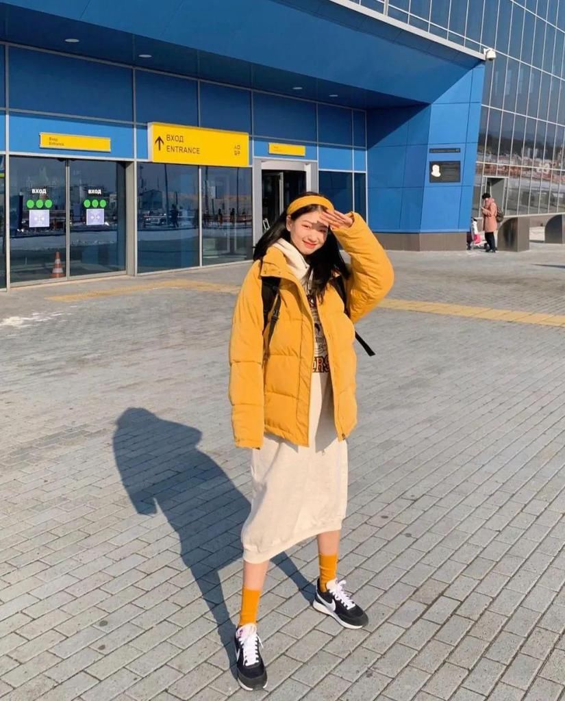 羽绒服+裙子=2021年最王炸组合,早穿早美!