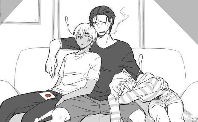 安室|柯南灰原哀、赤井秀一和安室透的日常生活,画面实在太甜了