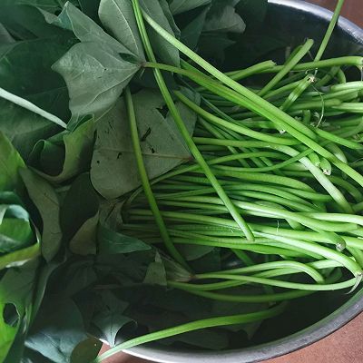 日食记|豆豉炒山芋苗