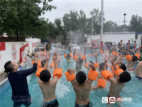 山东体育学院|山东体育学院“安全泳士”大学生暑期社会实践团在行动