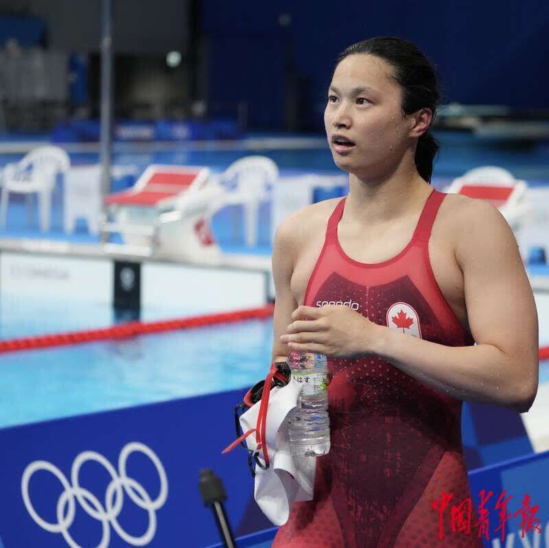 中青报|张雨霏女子100米蝶泳摘银