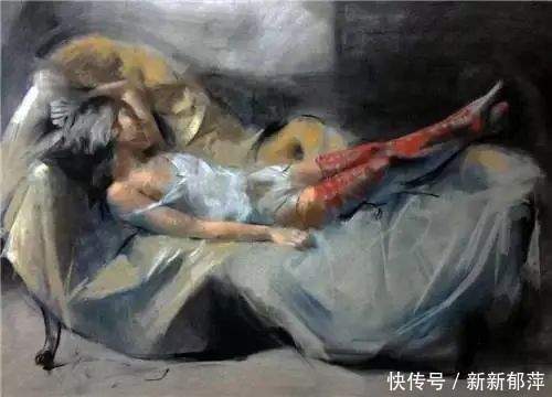 衬布#这位老画家笔下的人物身材，女人看了都羡慕！