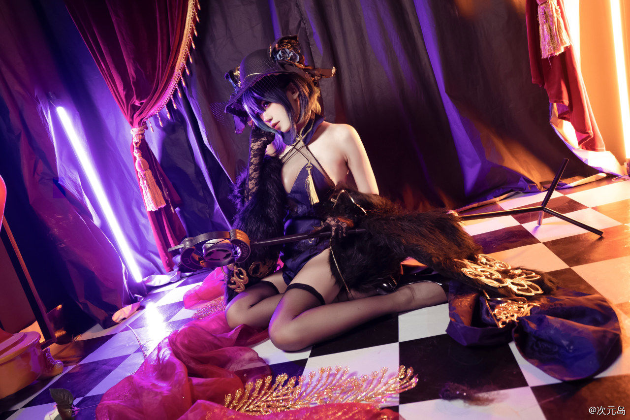 柴郡|《碧蓝航线》柴郡旗袍cosplay