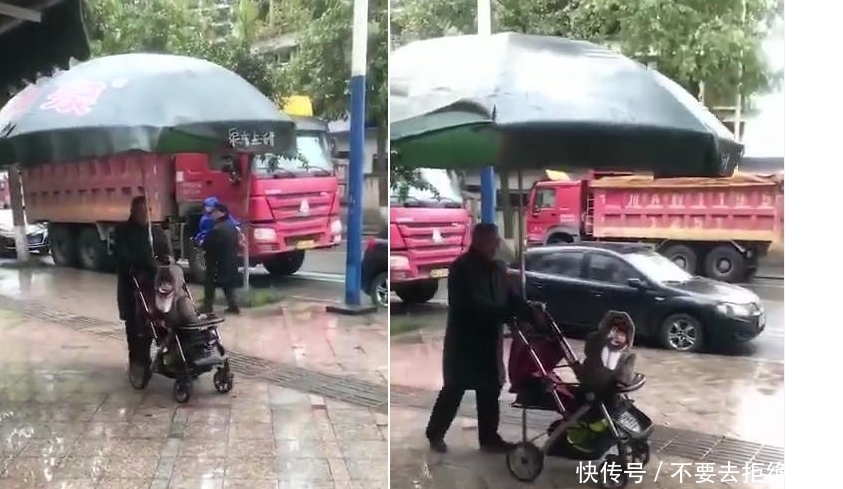 自行车|别人家的爷爷火了，为防孙女吹风感冒，给自行车装上“全景天窗”