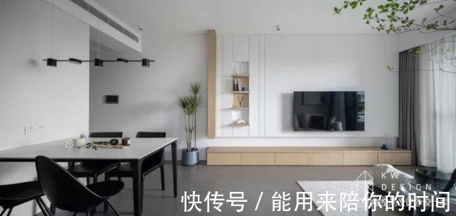 透视|76㎡小三居，经典黑白灰+飘窗榻榻米，从玄关美到卧室