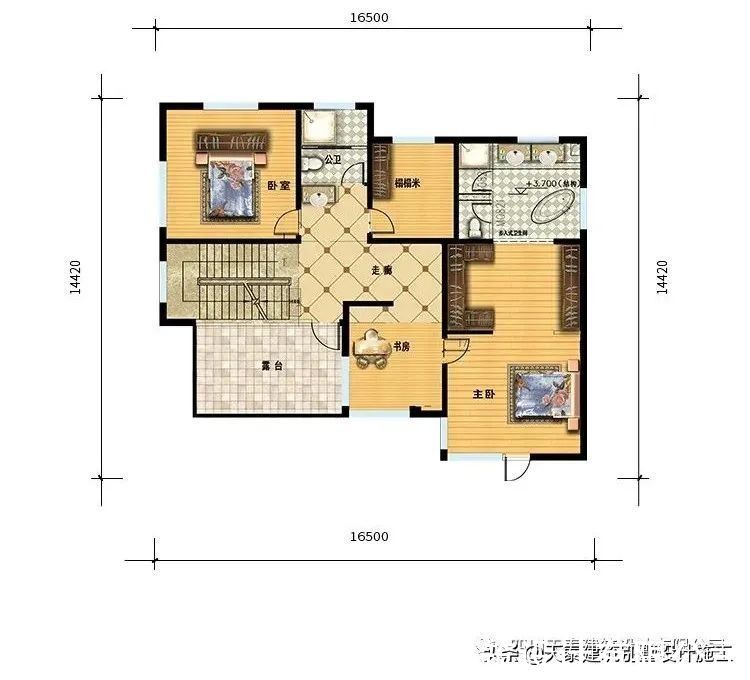 自建|四川乐山二层现代乡村风格别墅 农村自建平屋顶房屋 造价30万