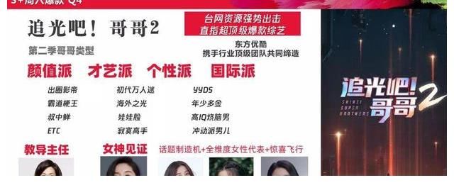 追光吧哥哥|《追光吧哥哥2》改名，嘉賓再更新，或邀請(qǐng)宋茜讓熒幕CP同框