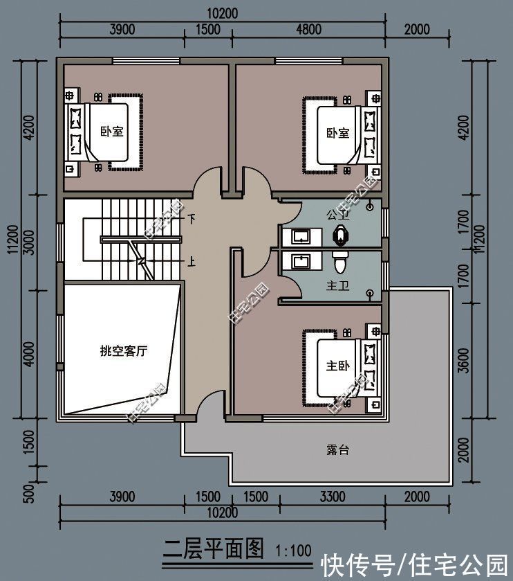 阳台|农村建房想要节约预算?小宅教你这样设计,施工难度不高还好看