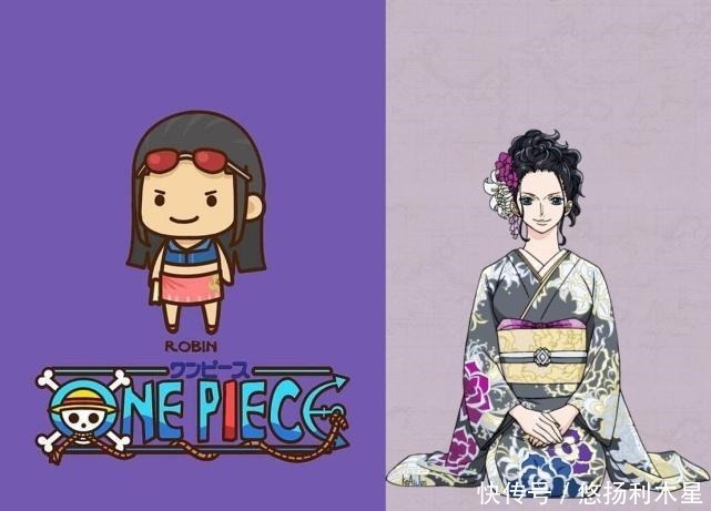 海贼王|海贼王身穿“传统和服”的草帽海贼团，索隆从头“绿”到脚真帅