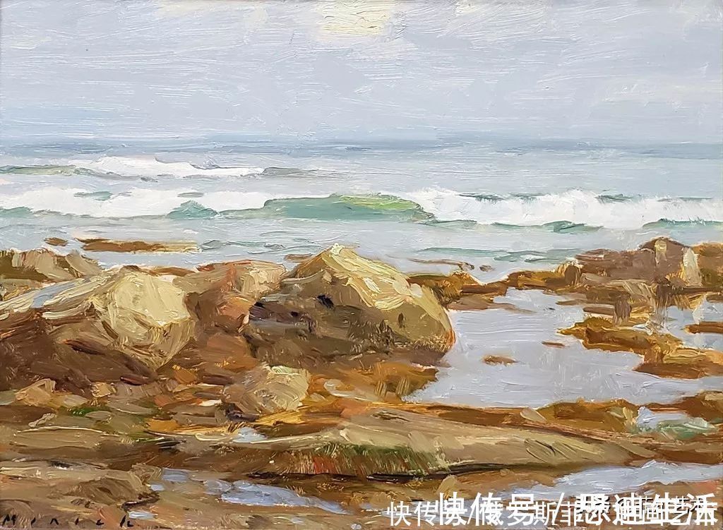 艺术品$美国艺术家米里奇的绝美海滩油画作品欣赏