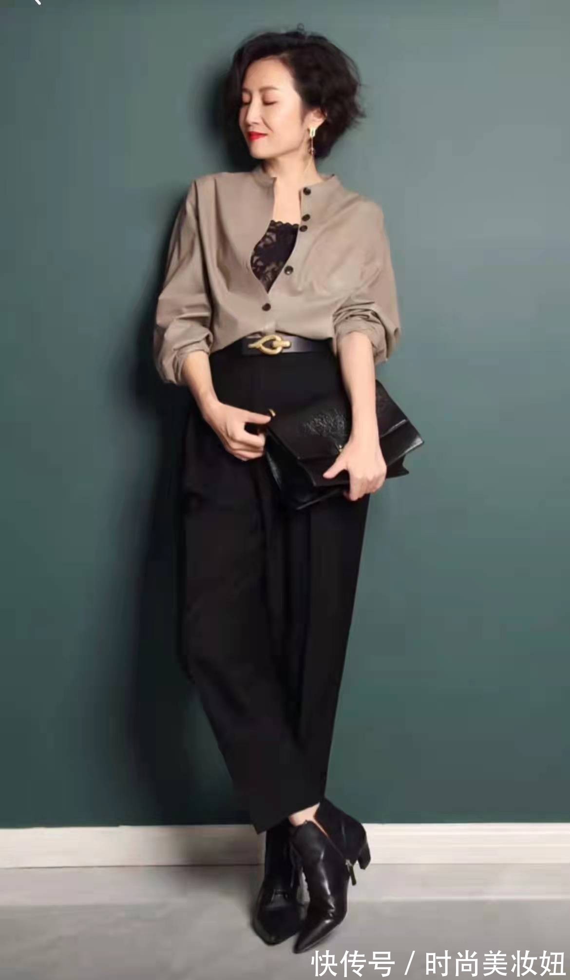 下半身|女人无论多大年纪,穿衣配色一定要高级,气质优雅到骨子里