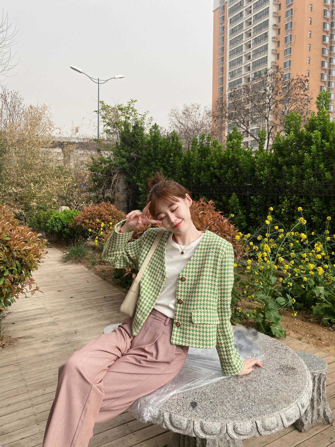 阔腿裤|普通人的日常小香风外套可以这样穿搭，照搬都很美