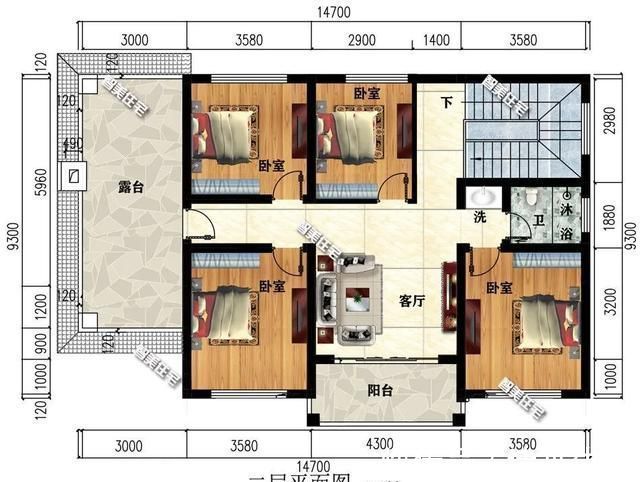 蓝瓦|25-30万可盖得别墅,厨房空间大带土灶,这样设计实用接地气