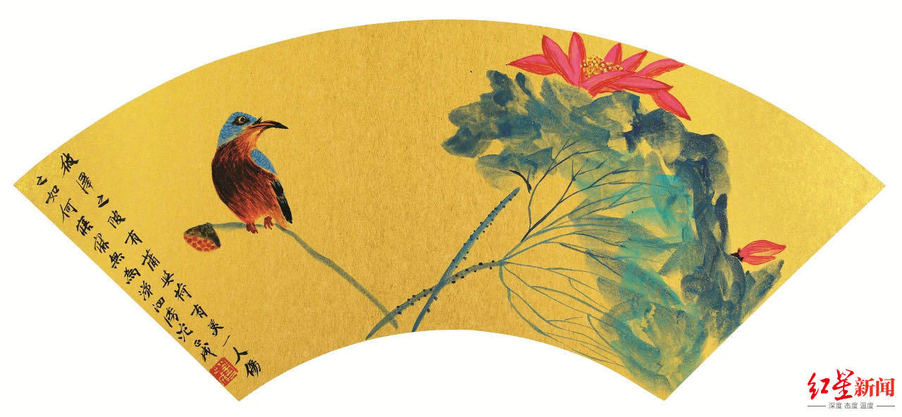 吴芳思@书法家刘正成首次跨界办画展 画家弟弟打趣他画的矮脚马“像狗”