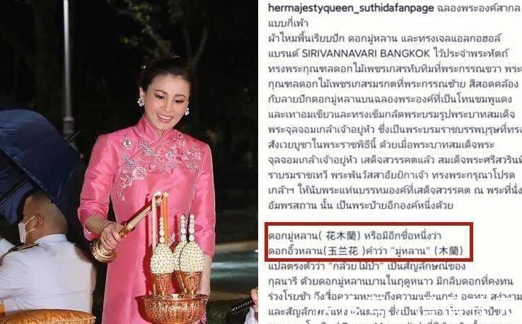 华裔王后#44岁苏提达秀中文,介绍兰花刺绣旗袍,华裔王后对中国风着迷