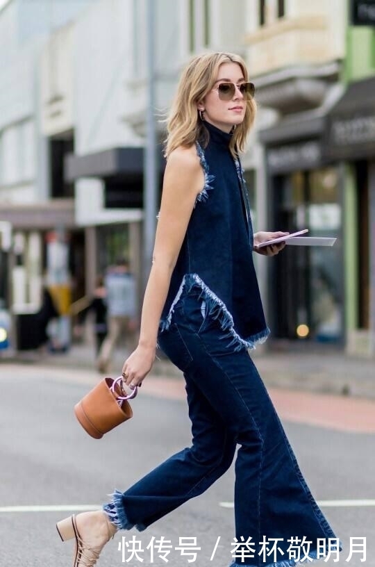 身高不足158cm的女生，穿阔腿裤熟记这3个“搭配套路”，显高显瘦