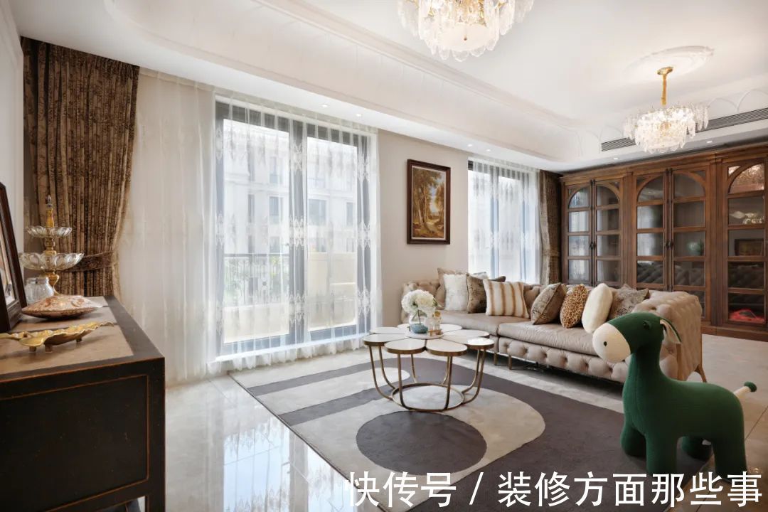 二胎|171㎡豪宅装修设计,二胎家庭老人同住还能全屋0杂物!