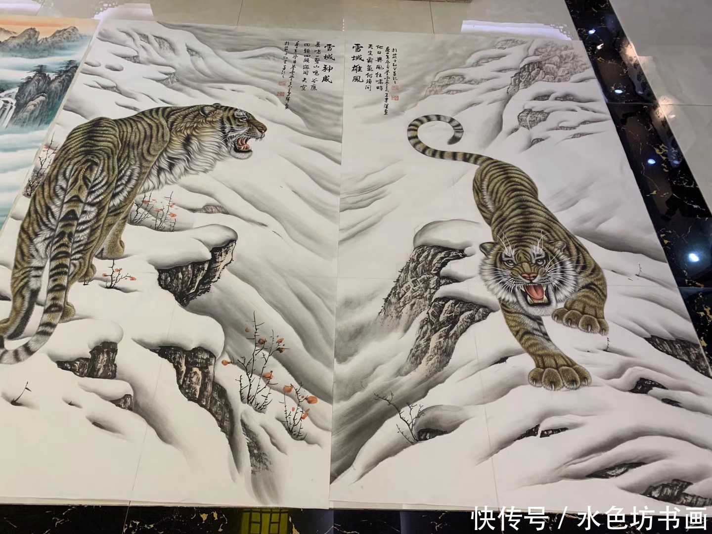 画家专栏 │王建辉——虎卧中堂万事吉祥