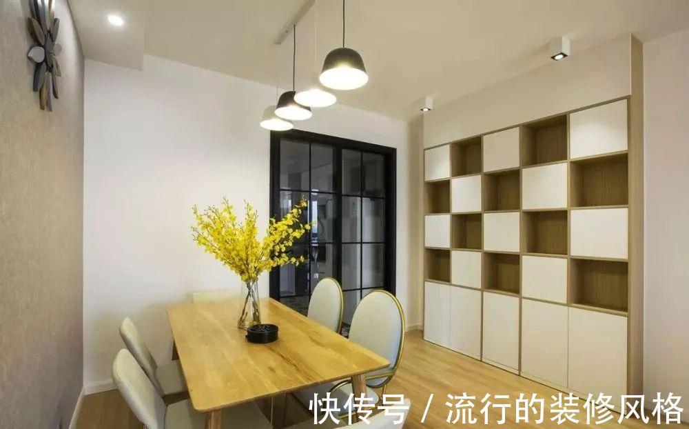 电视屏幕|110㎡简约新房,装修花了8万,完工效果超棒!