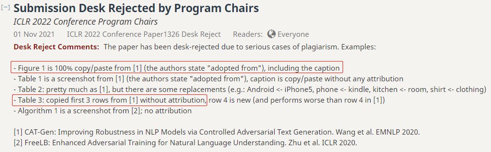 reddit 网友热议：迷惑行为？|ICLR 2022出现抄袭论文 | reddit