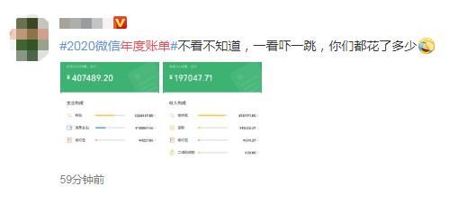 账单|敢看吗？2020微信年度账单上线！网友们反应出奇一致…