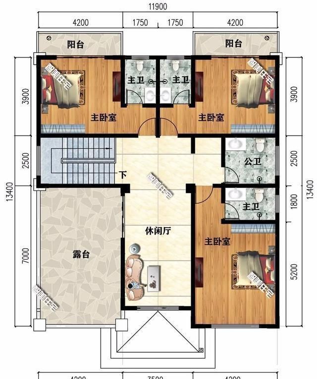 私卫|2栋带架空层设计的豪宅,有钱就回老家建房,特别风光