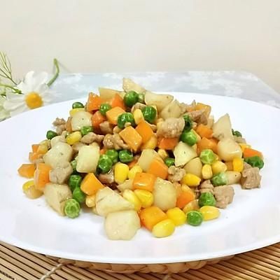 懒人最爱的五彩蔬菜粒来啦!简单又好吃