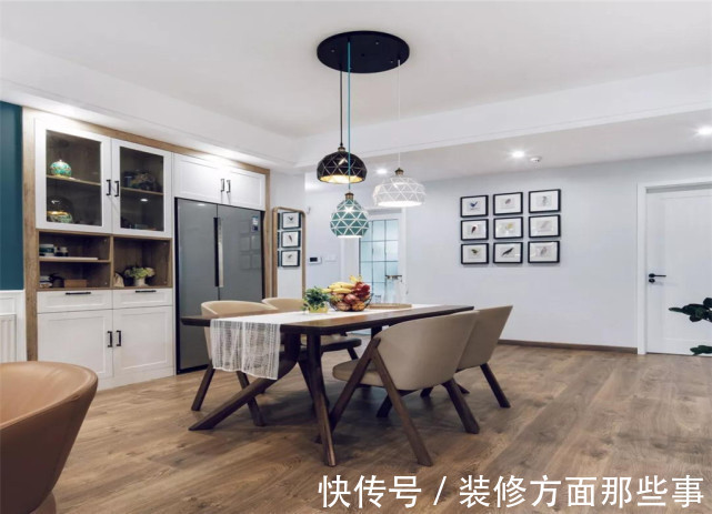 北欧|128平现代北欧四居室,让空间充满档次感,华丽而又精致