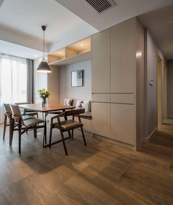 柜子|老公非在餐厅打一排柜子,空间一下多出好几平,邻居立马学走了