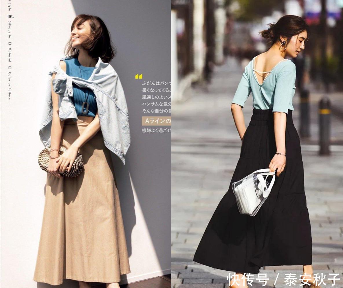 半身裙|2021年最火的半身裙穿搭:讲究“优雅、轻盈之美”!