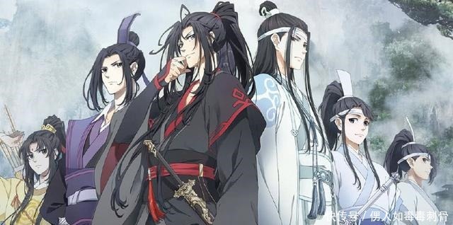 魔道|魔道祖师魔道中,大家少年时和成年时外型区别,江澄正太脸