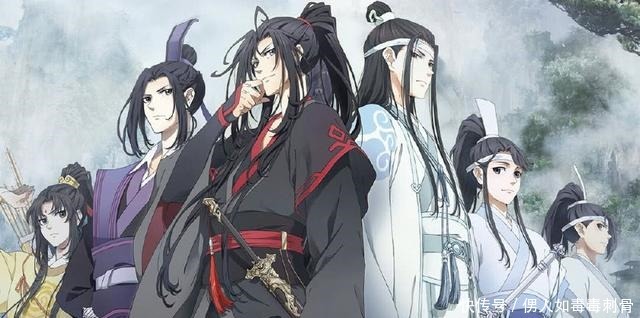  魔道|魔道祖师魔道中，大家少年时和成年时外型区别，江澄正太脸