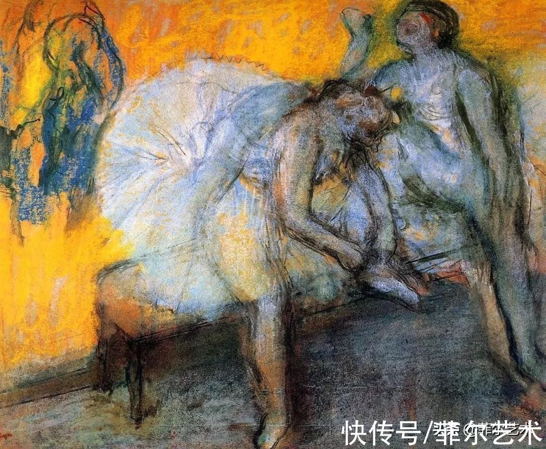 安格尔$法国艺术大师埃德加·德加舞女125幅油画作品,美翻了
