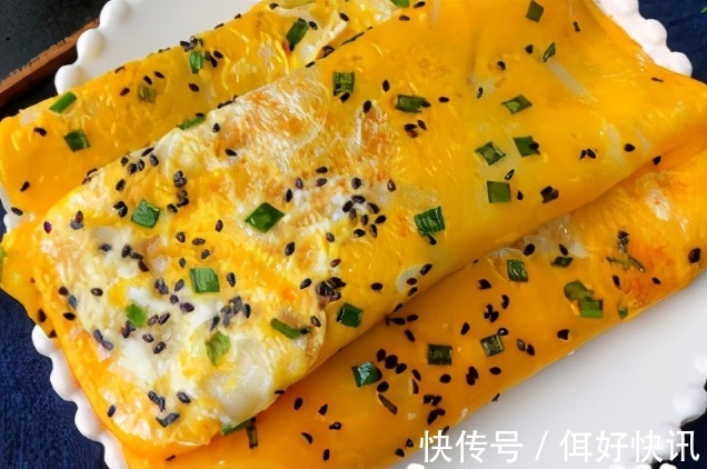 鸡蛋煎饼|无需揉面,几分钟就做好了,营养美味,零失败,低脂美味超级解馋