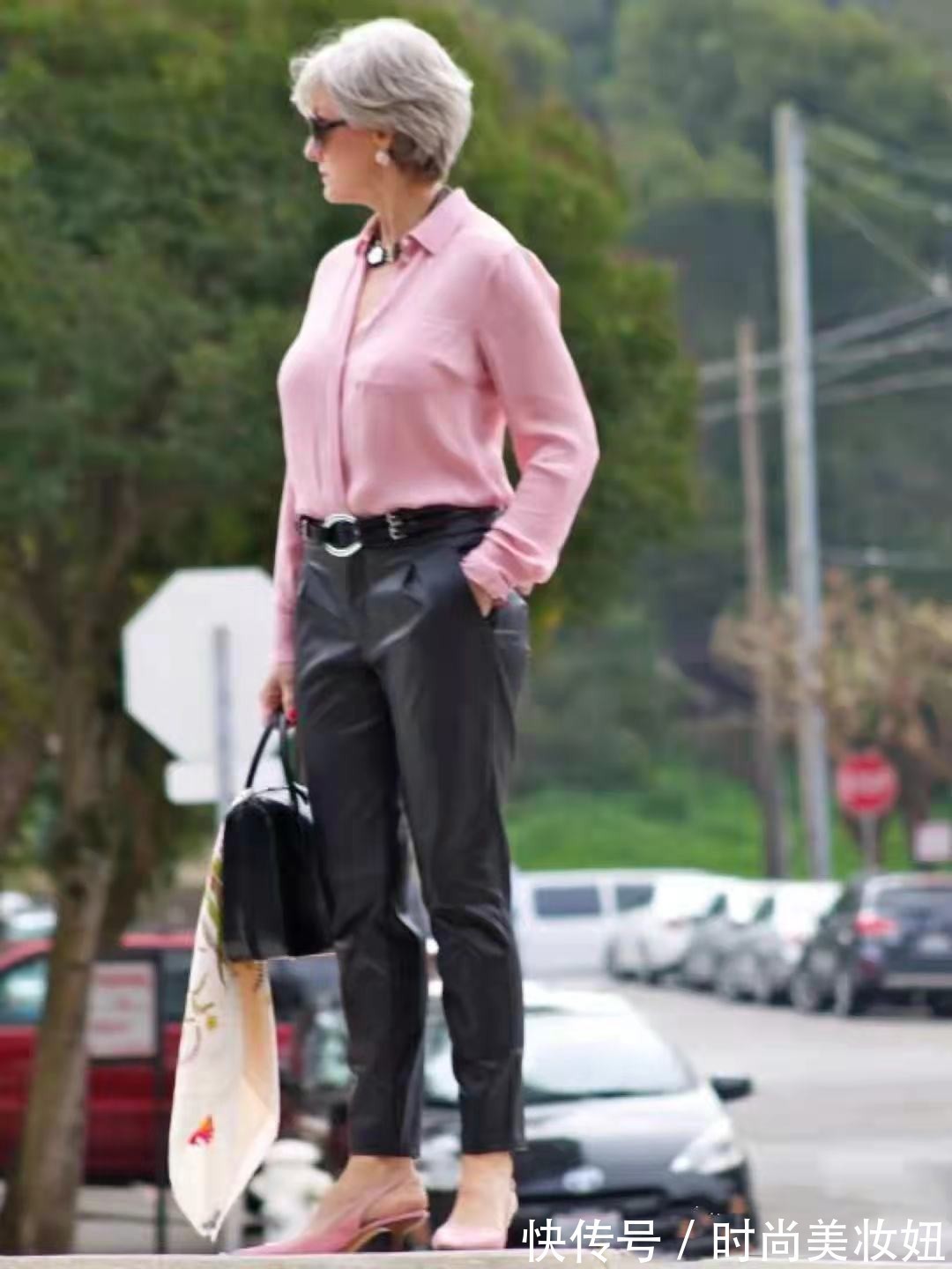 时尚博主|这才是“微胖奶奶”该有的穿搭,简单穿搭高级感,气质都升华了