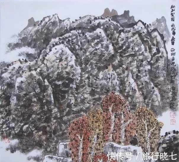 中国画#王正刚,庞俊作品,入选2021年“八大山人”全国中国画作品选