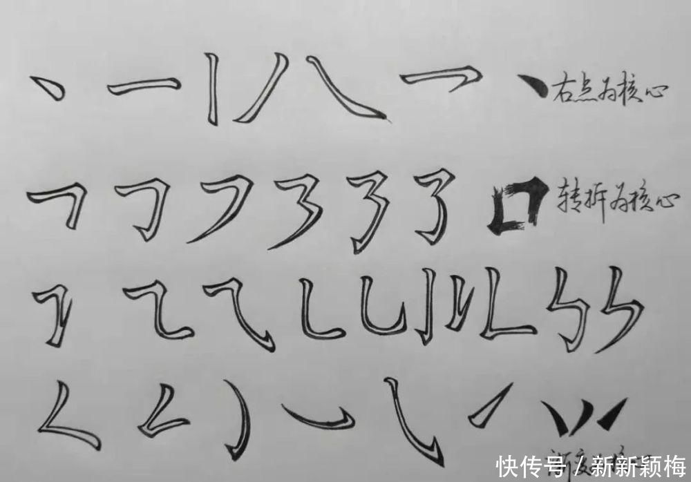 顿笔|三大绝招,非常好用,让字发生翻天覆地的变化