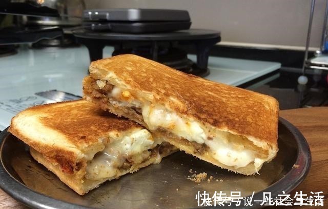 咸肉|吃三明治,最喜欢古巴的这做法,天天吃不够,一个下肚,又香又饱