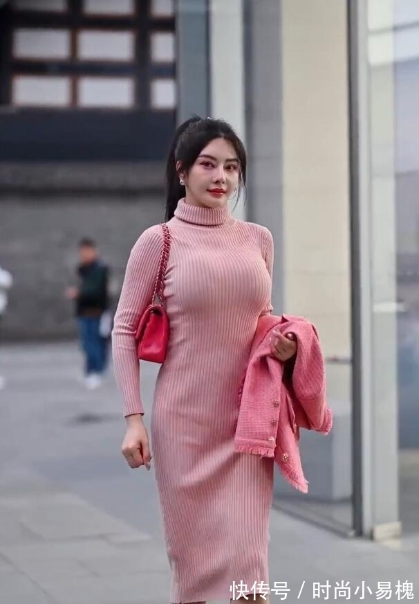 女人|针织连衣裙能让女人光彩十足