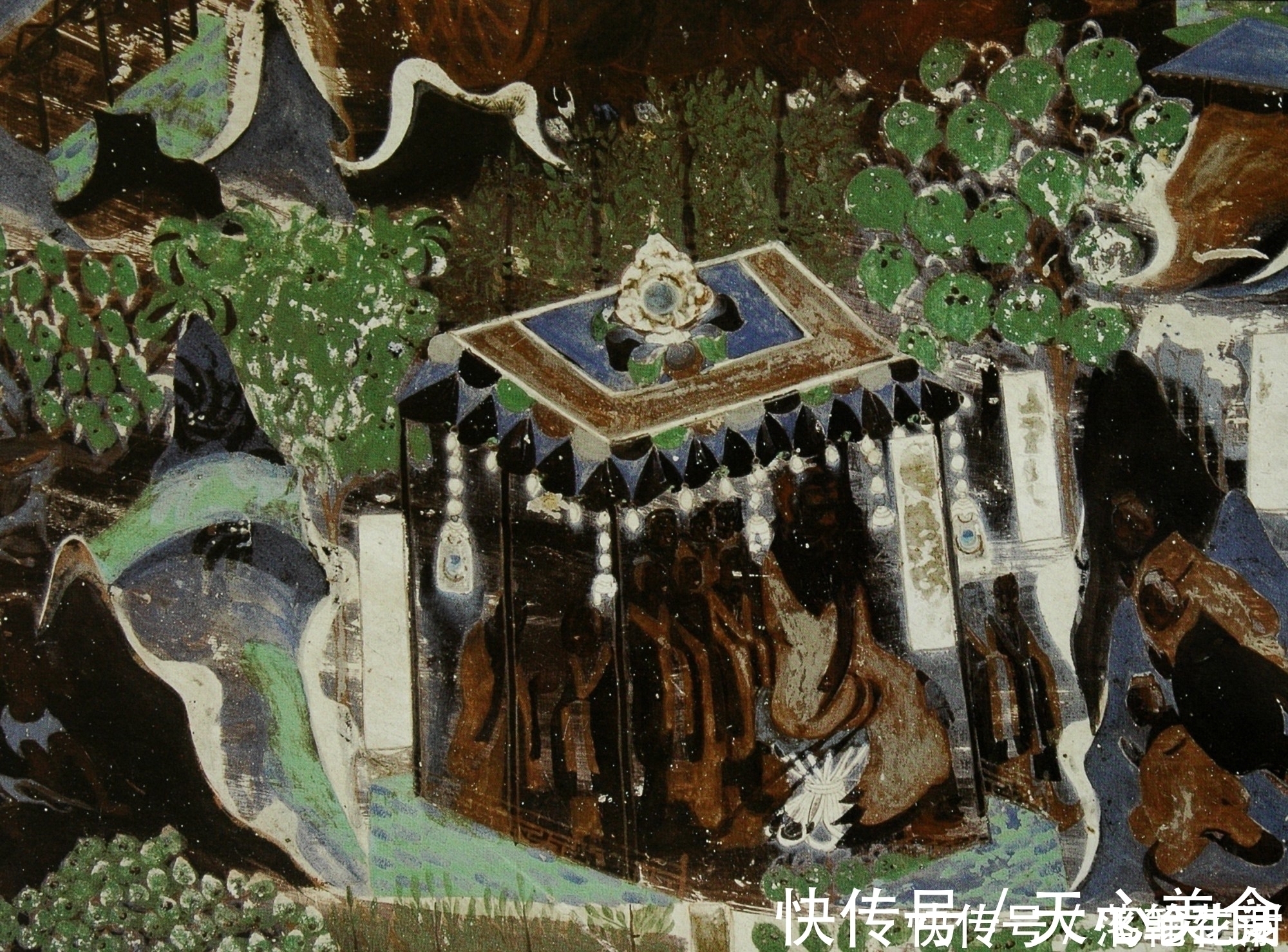 佛陀#密迹金刚在佛陀涅槃后的表现,一生刚强的金刚力士竟也会如此柔弱