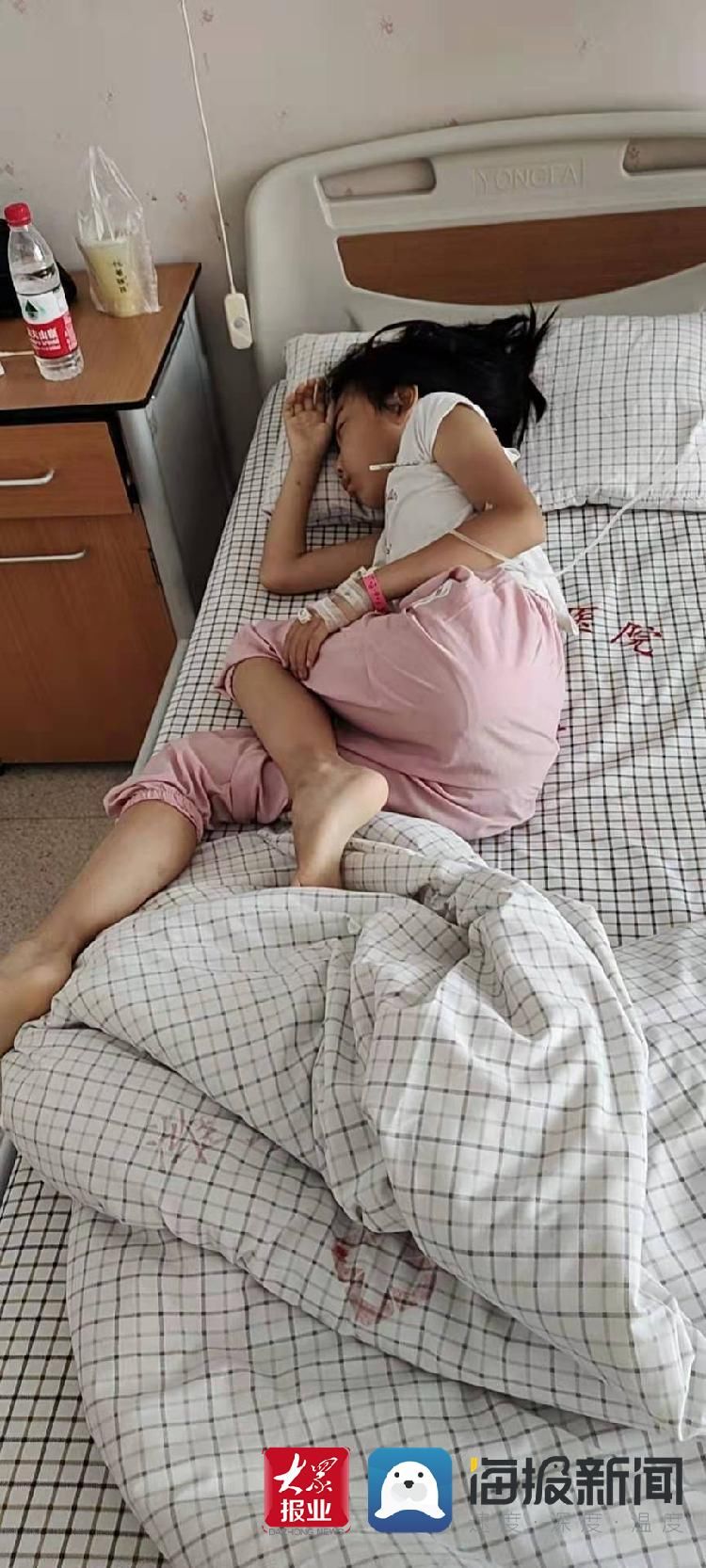 潘江伟|【潍坊快快帮】潍坊一8岁女孩患白血病懂事的她耐心安慰爸妈