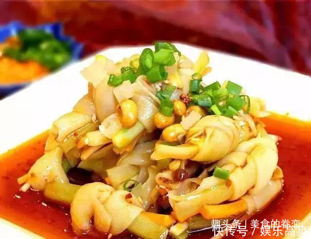 下饭菜:爽口鹅肠,爆炒花蛤,香煎豆腐,萝卜焖牛肚