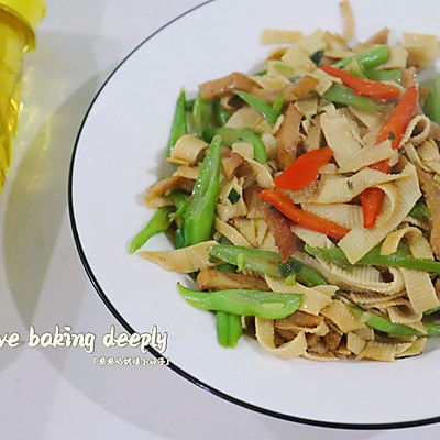 四季豆炒千张
