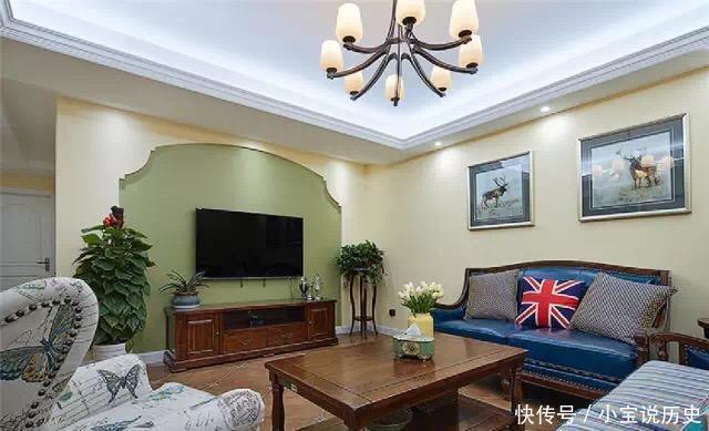 实用性|120㎡现代美式装修效果图,舒适与实用性的完美结合