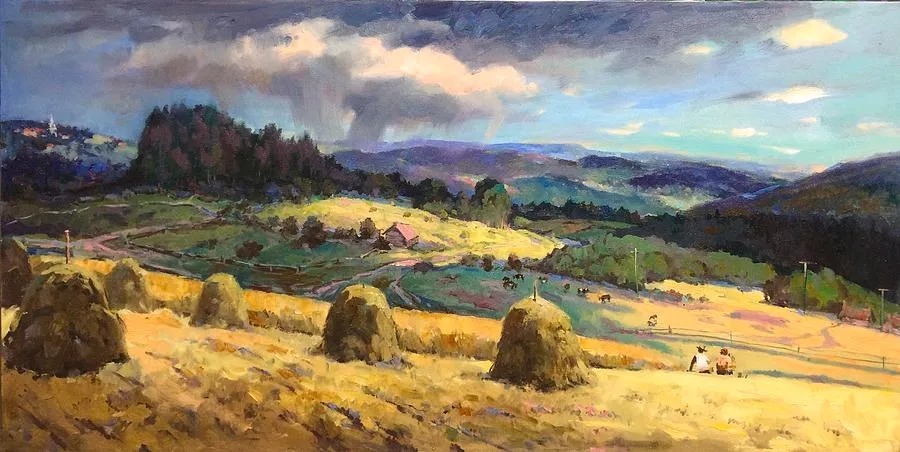 米沙金！俄罗斯画家米沙金的风景油画，美的不要不要的！